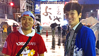 image:Participating as support staff in Kamaishi Yoisa, a local festival