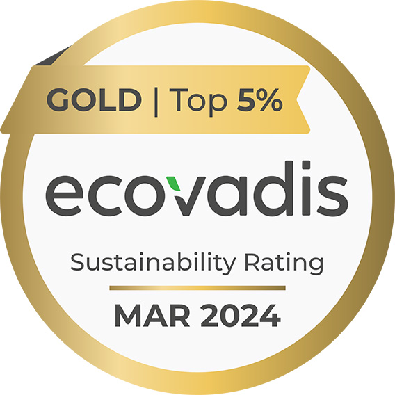 GOLD 2024 EcoVadis Sustainability Rating