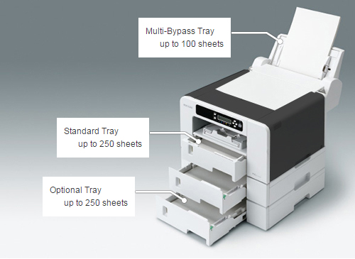 Large Paper Capacity for high productivity