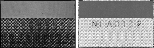 image:Imaging comparison between a normal camera (left) and a polarization camera (right)