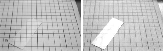 画像:輝度画像一般のカメラでの撮影（左）と偏光カメラでの撮影（右）の比較