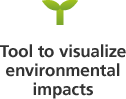 Tool to visualize environmental impacts