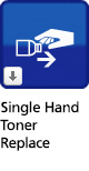 Single Hand Toner Replace