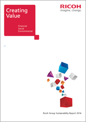 image:Ricoh Group Sustainability Report 2014
