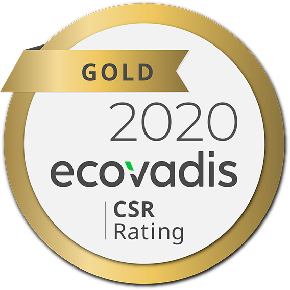 GOLD 2020 ecovadis | CSR Rating