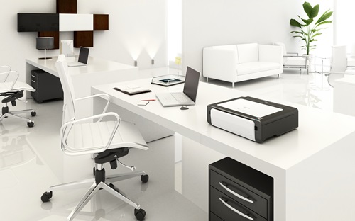 Ultra-thin and sleek design perfect for a small offices