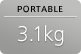 PORTABLE 3.1kg