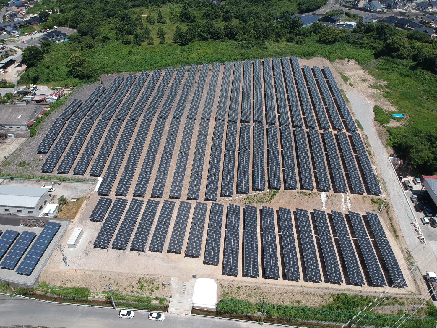 Image: Ricoh's contracted power plant by Kamisato Construction, Iizuka City, Fukuoka Prefecture