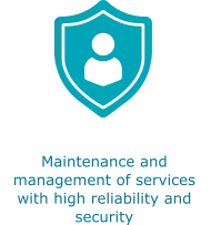 Maintenance and management of services with high reliability and security