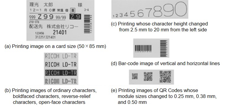 image:Various printing images printable with rewritable laser system