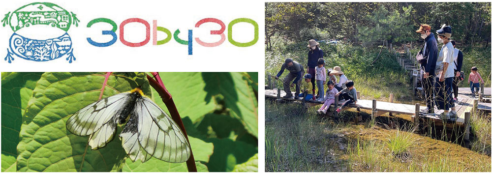 "Ena no Mori" and "Ricoh Environmental Business Development Center," have been certified by the Ministry of the Environment as "Nature Symbiotic Sites" 30by30.