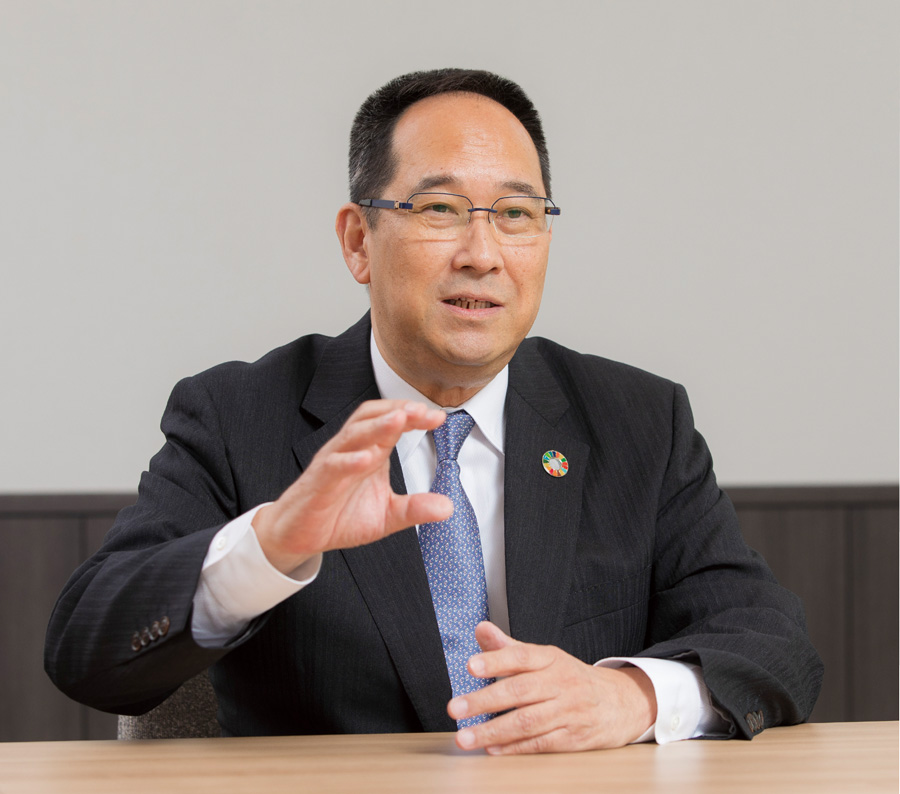 Shigenao Ishiguro, Outside Director, in dialogue