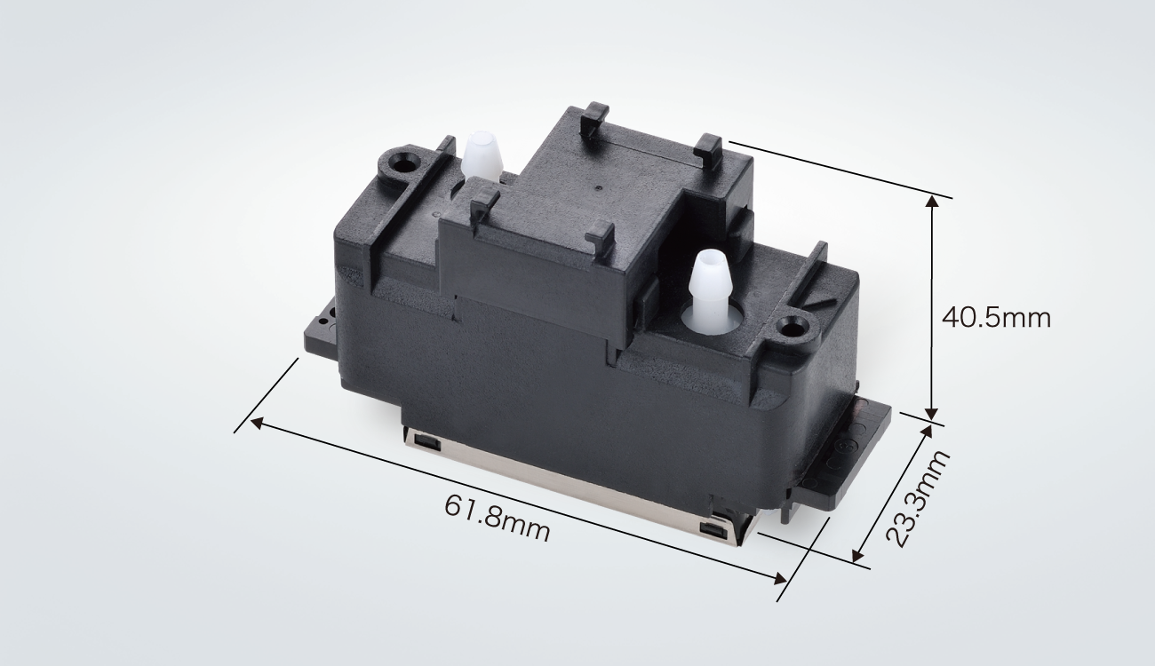 Total printhead dimensions Width：61.8mm Depth：23.3mm Height：40.5mm