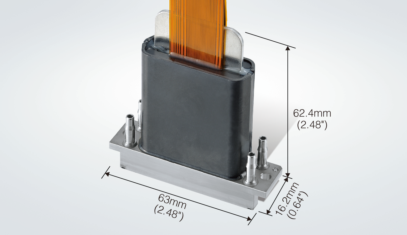 Total printhead dimensions Width：63mm Depth：16.2mm Height：62.4mm