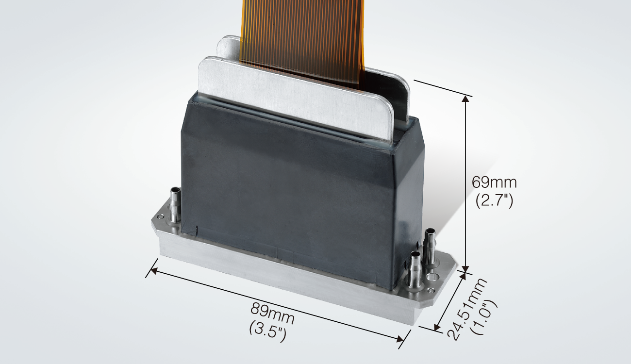 Total printhead dimensions Width：89mm Depth：24.51mm Height：69mm