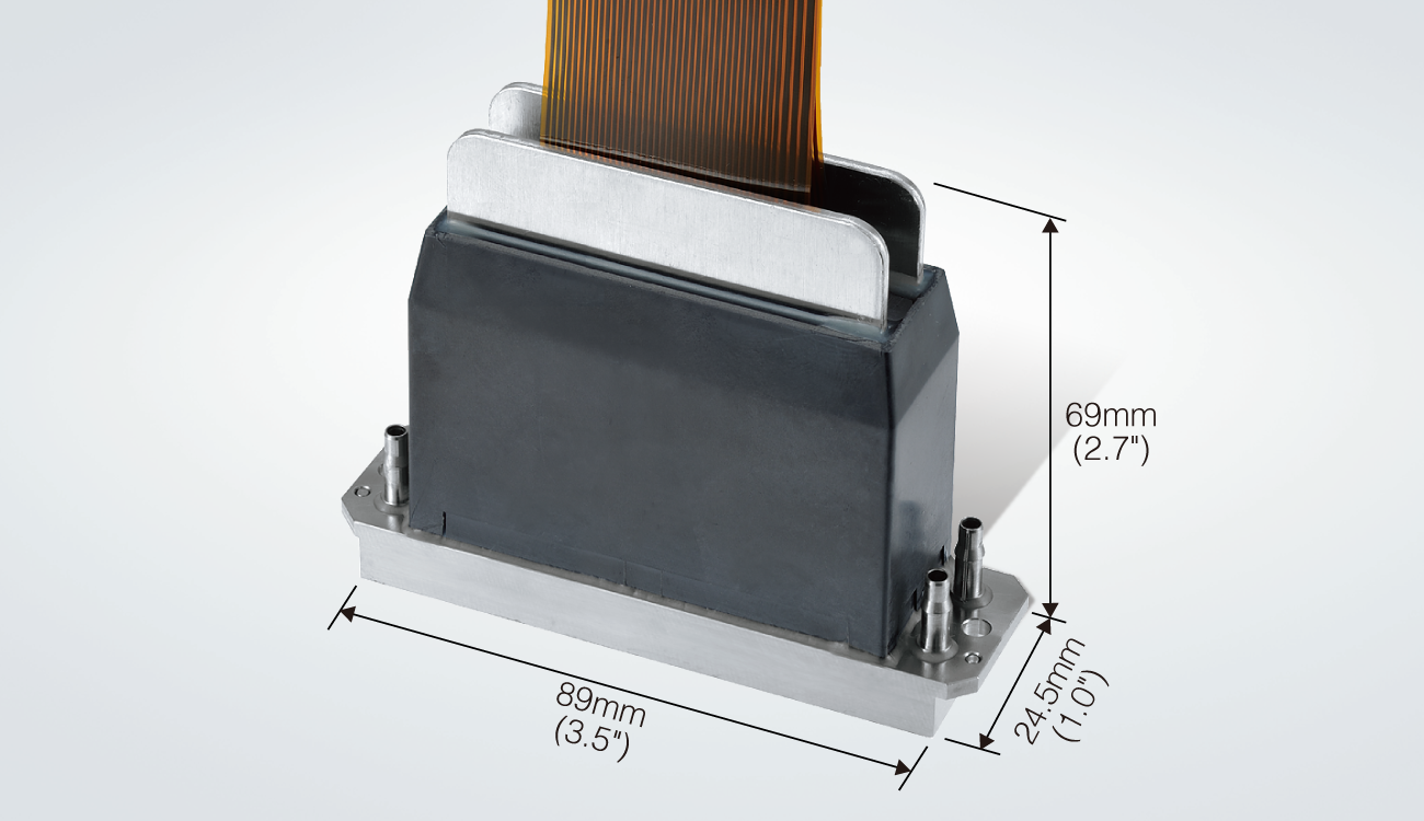 Total printhead dimensions Width：89mm Depth：24.5mm Height：69mm