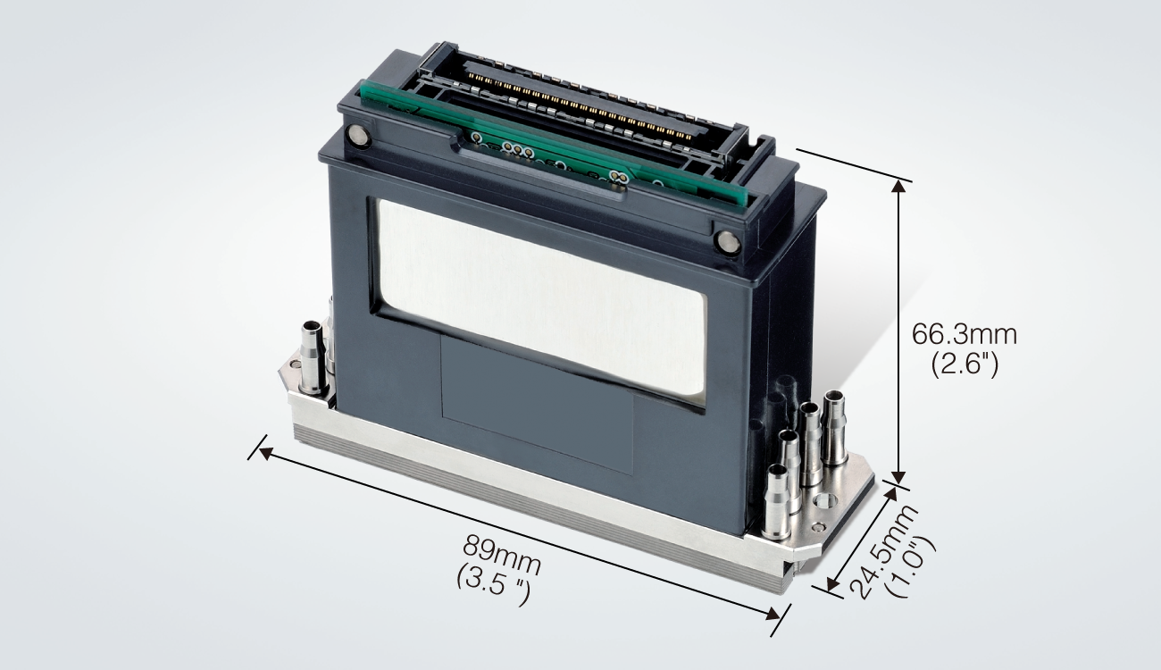 Total printhead dimensions Width：89mm Depth：24.5mm Height：66.3mm
