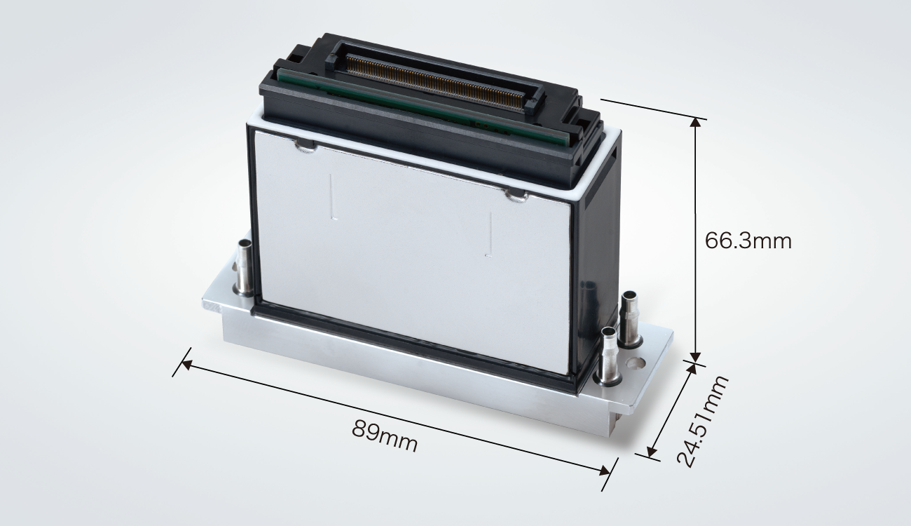 Total printhead dimensions Width：89mm Depth：24.51mm Height：66.3mm