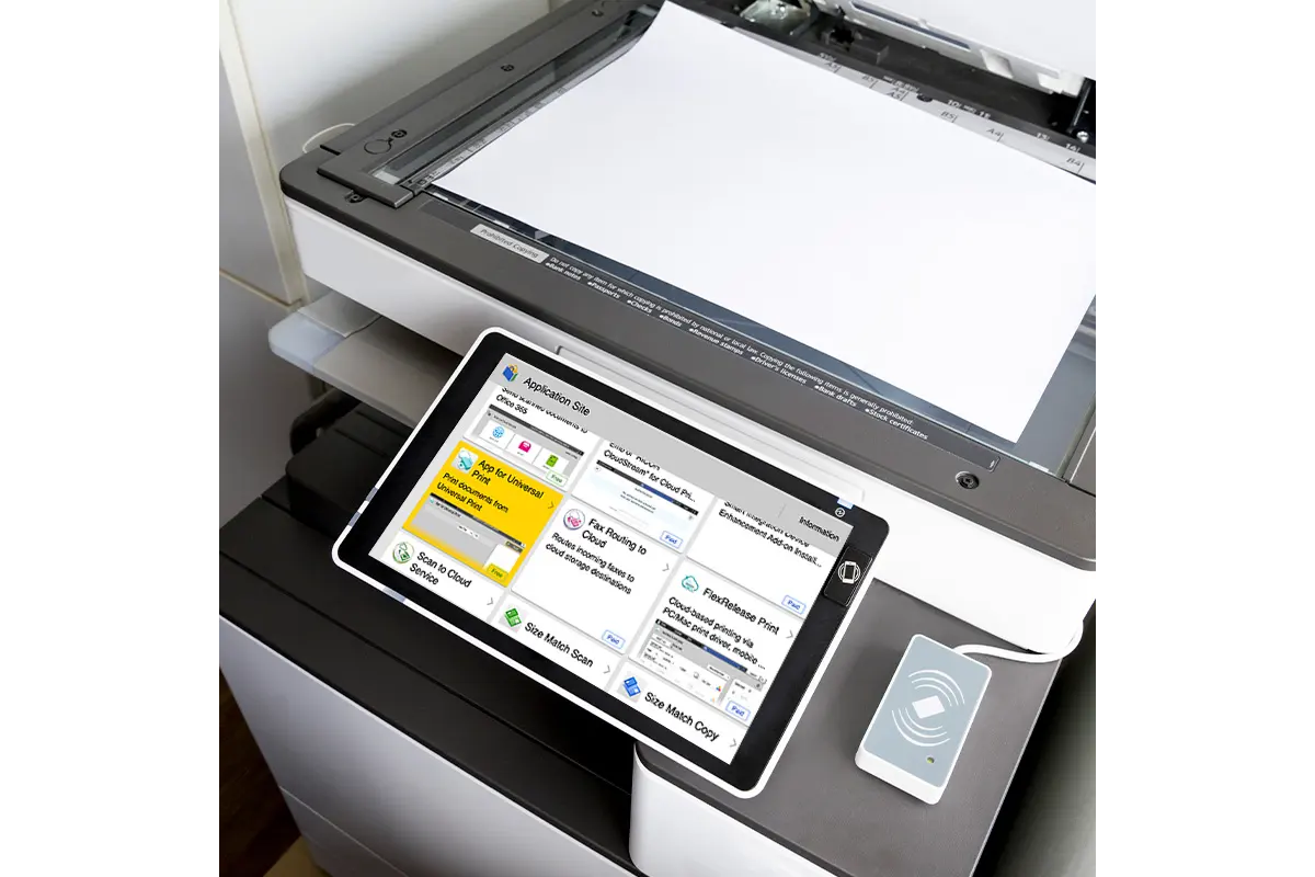 Screen shot of App for Universal Print 