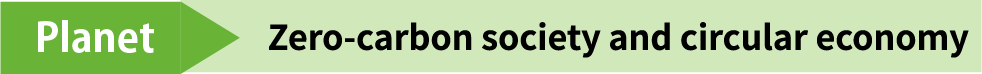 Planet Zero-carbon society and circular economy