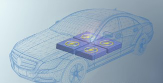 Batteries installed in an electric vehicle