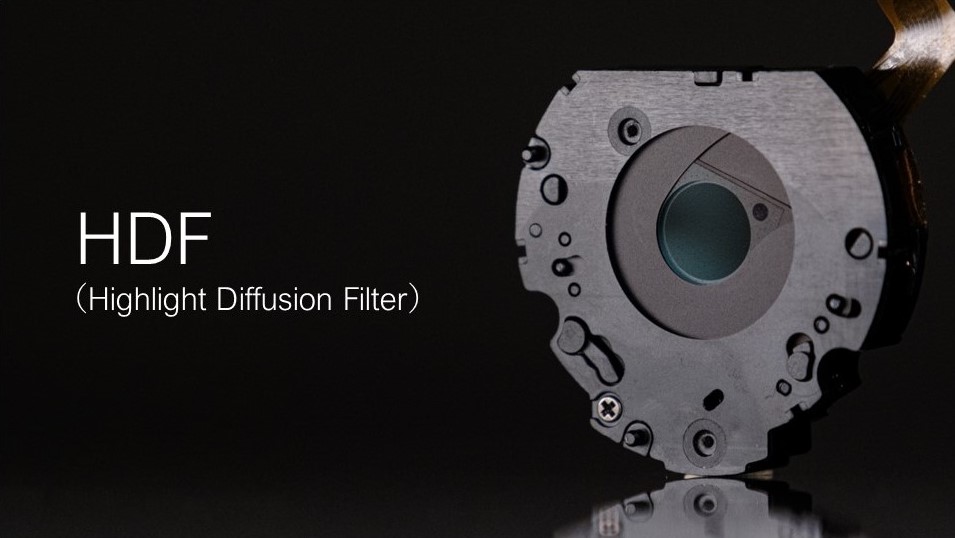 HDF (Highlight Diffusion Filter) print scene and ON/OFF effect from built-in HDF