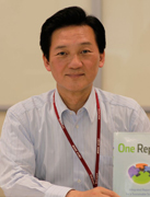 Mr. Tani, general manager of the Corporate Environment Division at Ricoh